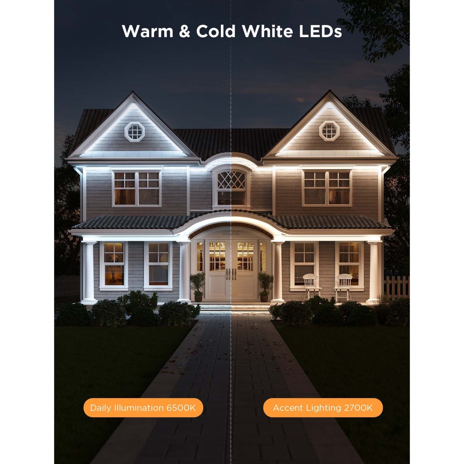 Govee rgbicww outdoor ledstrip (10 meter, 2,4ghz wifi, bluetooth)