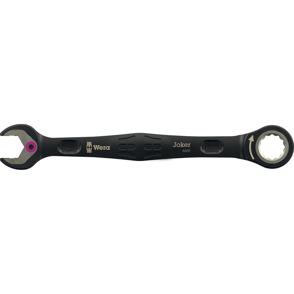 Wera 6000 joker black edition 11 set 1 steek-ringratelsleutelset, 11‑delig moersleutel (zwart)