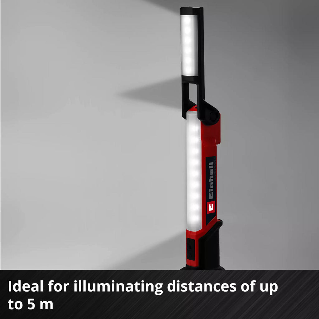 Einhell te-cl 18 1000 s li - solo accu werklamp (rood zwart, accu en oplader niet inbegrepen)