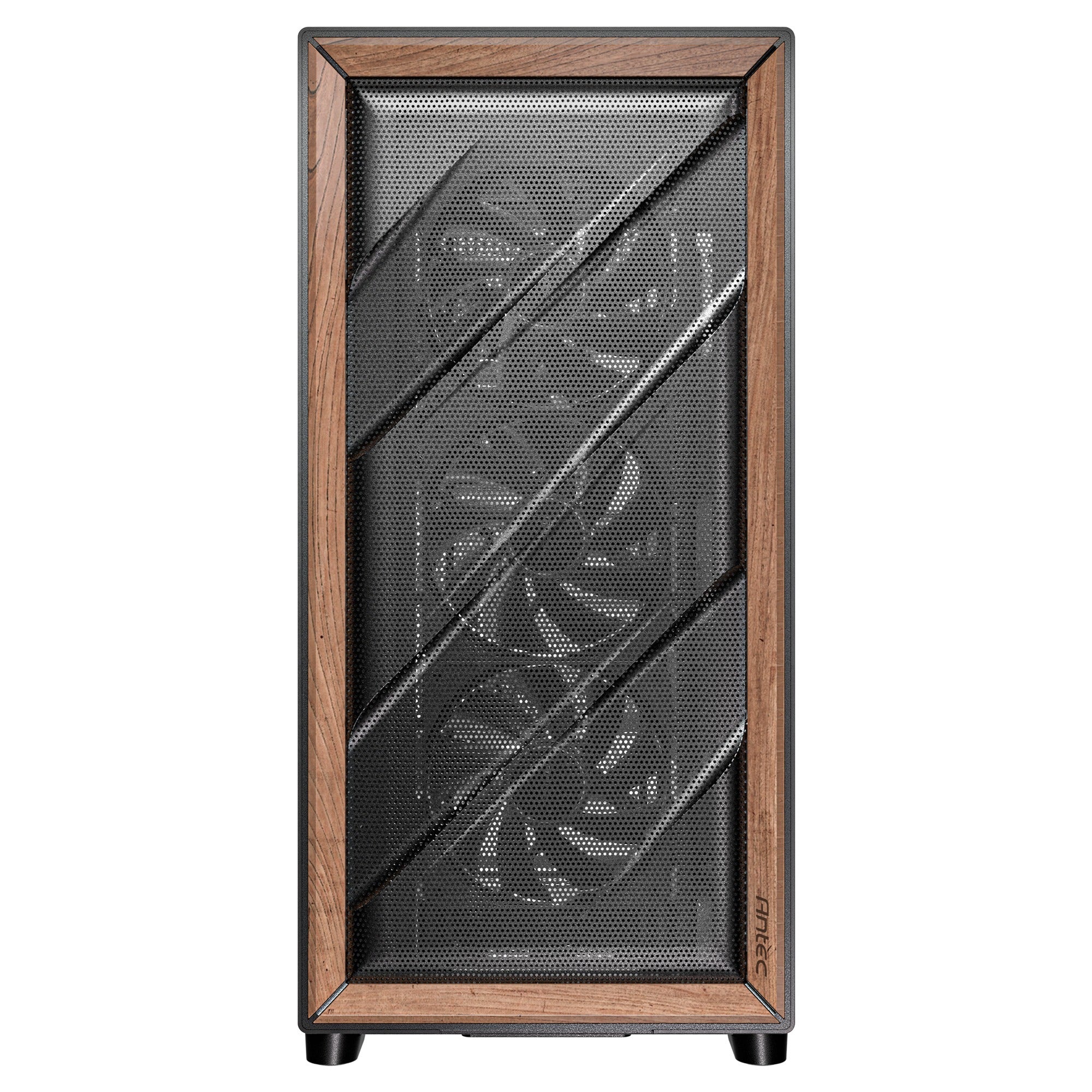 Antec flux midi tower behuizing (zwart | 2x usb-a | 1x usb-c | tempered glass)
