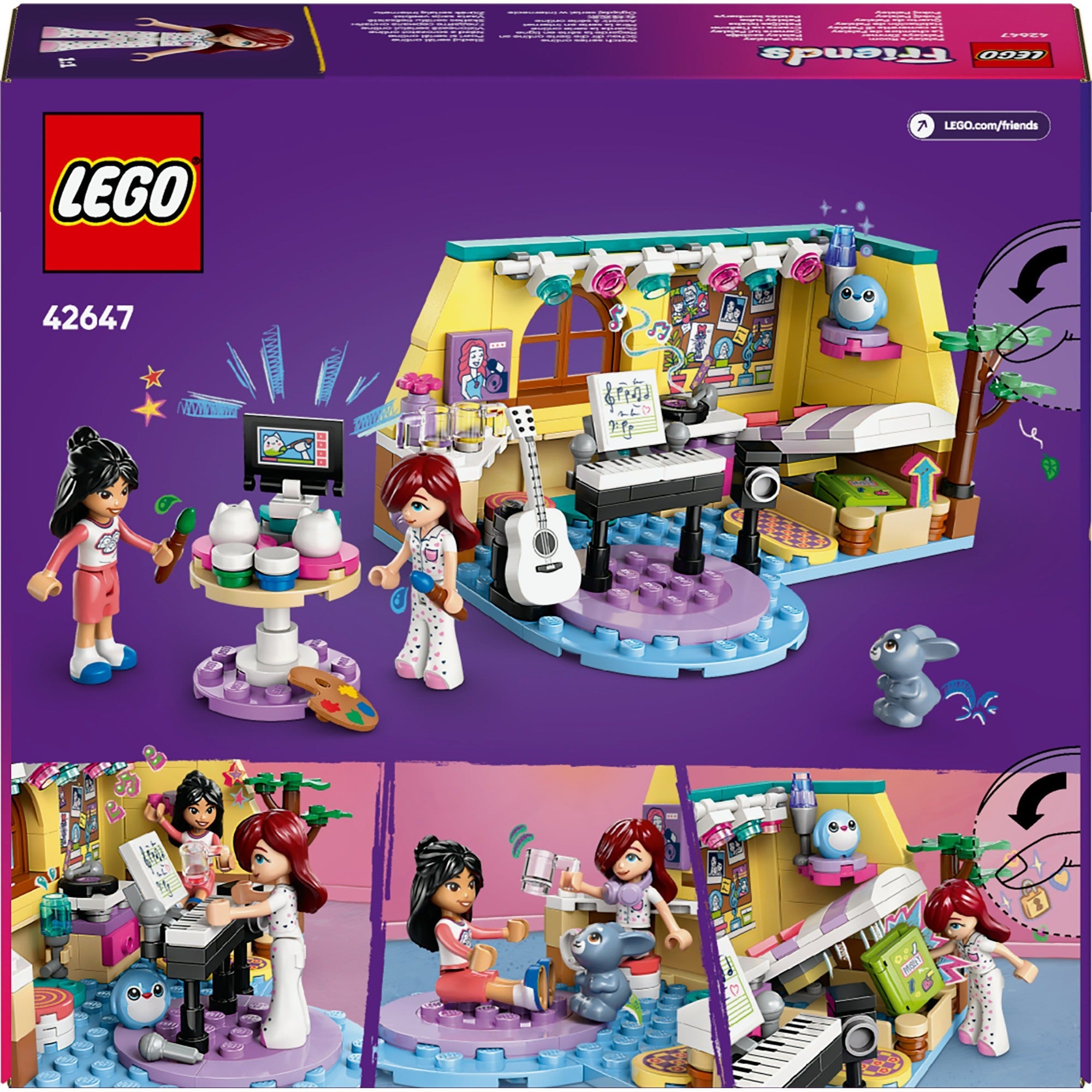 Lego friends - paisley's kamer constructiespeelgoed (42647)