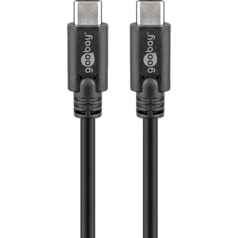 Goobay sync charge super speed usb-c kabel (zwart, 1,5 meter)
