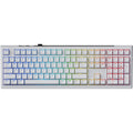 Ducky one x wireless rgb mechanisch toetsenbord (wit, us lay-out (qwerty), inductive, 100%, hot-swappable, pbt, 2.4 ghz | bluetooth | usb-c)