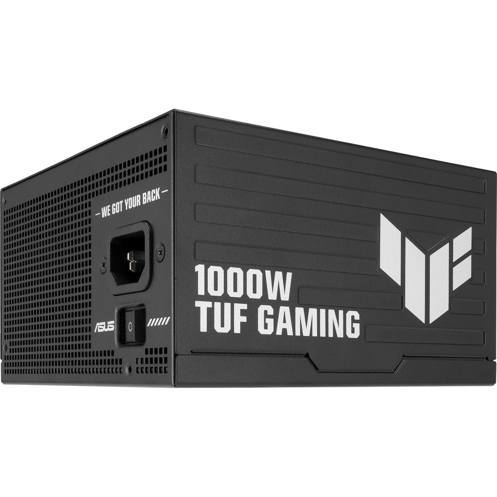 Asus tuf gaming platinum modulaire 1000 watt voeding (zwart, 1x 12v-2x6, 3x pcie)