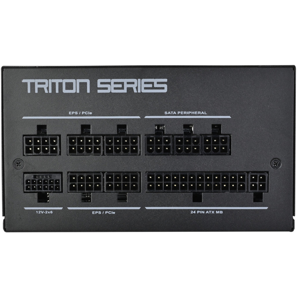 Silverstone triton 750rz modulaire 750 watt voeding (zwart, 1x 12v-2x6, 3x pcie)