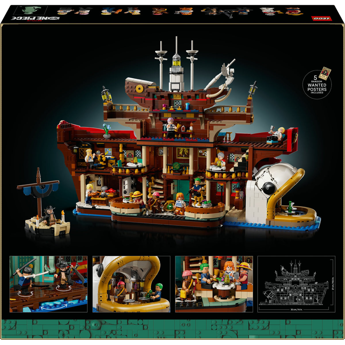 Lego one piece 75640 het drijvende restaurant baratie