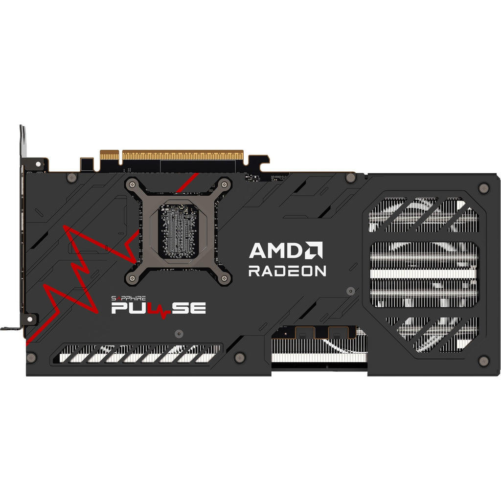 Sapphire radeon rx 9070 pulse grafische kaart (zwart, 2x displayport, 2x hdmi, rdna4)