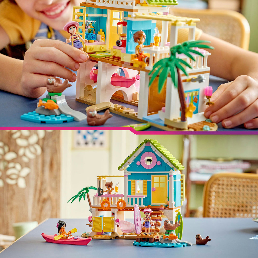 Lego friends - strandhuis met zeehonden constructiespeelgoed (42699)