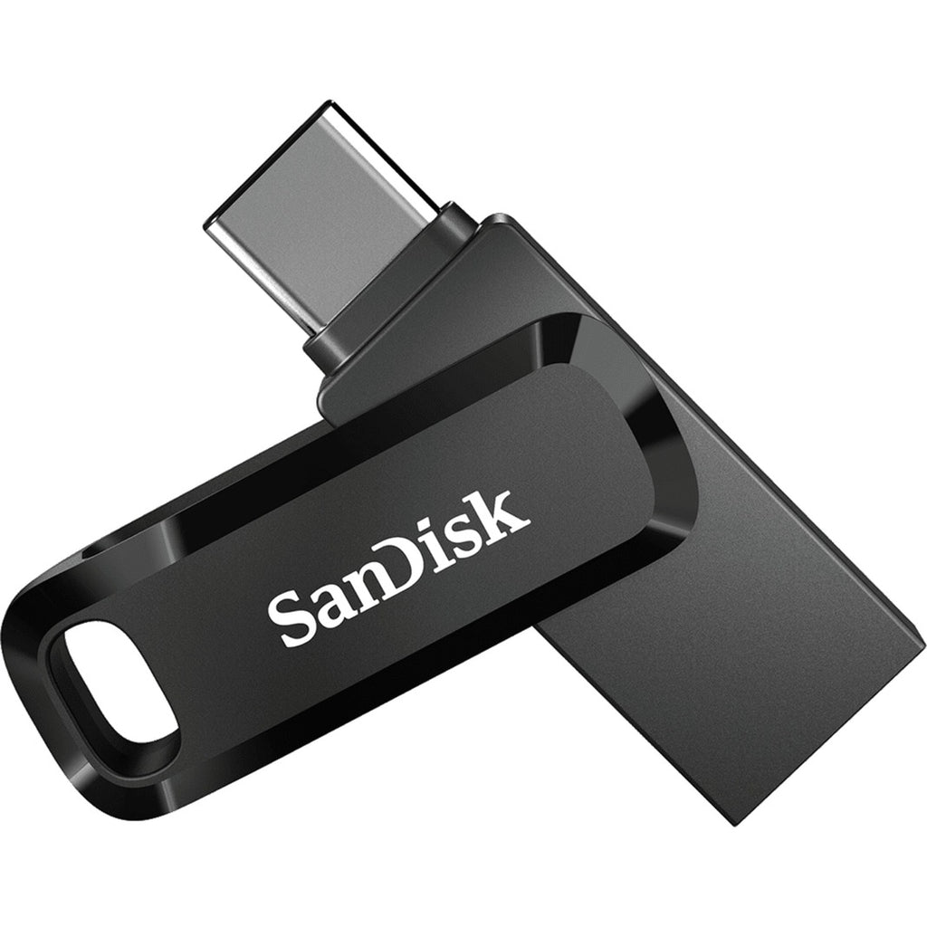 Sandisk ultra dual drive go 128 gb usb-stick (zwart, usb-a 3.2 (5 gbit s), usb-c 3.2 (5 gbit s))