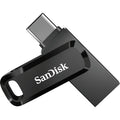 Sandisk ultra dual drive go 128 gb usb-stick (zwart, usb-a 3.2 (5 gbit s), usb-c 3.2 (5 gbit s))