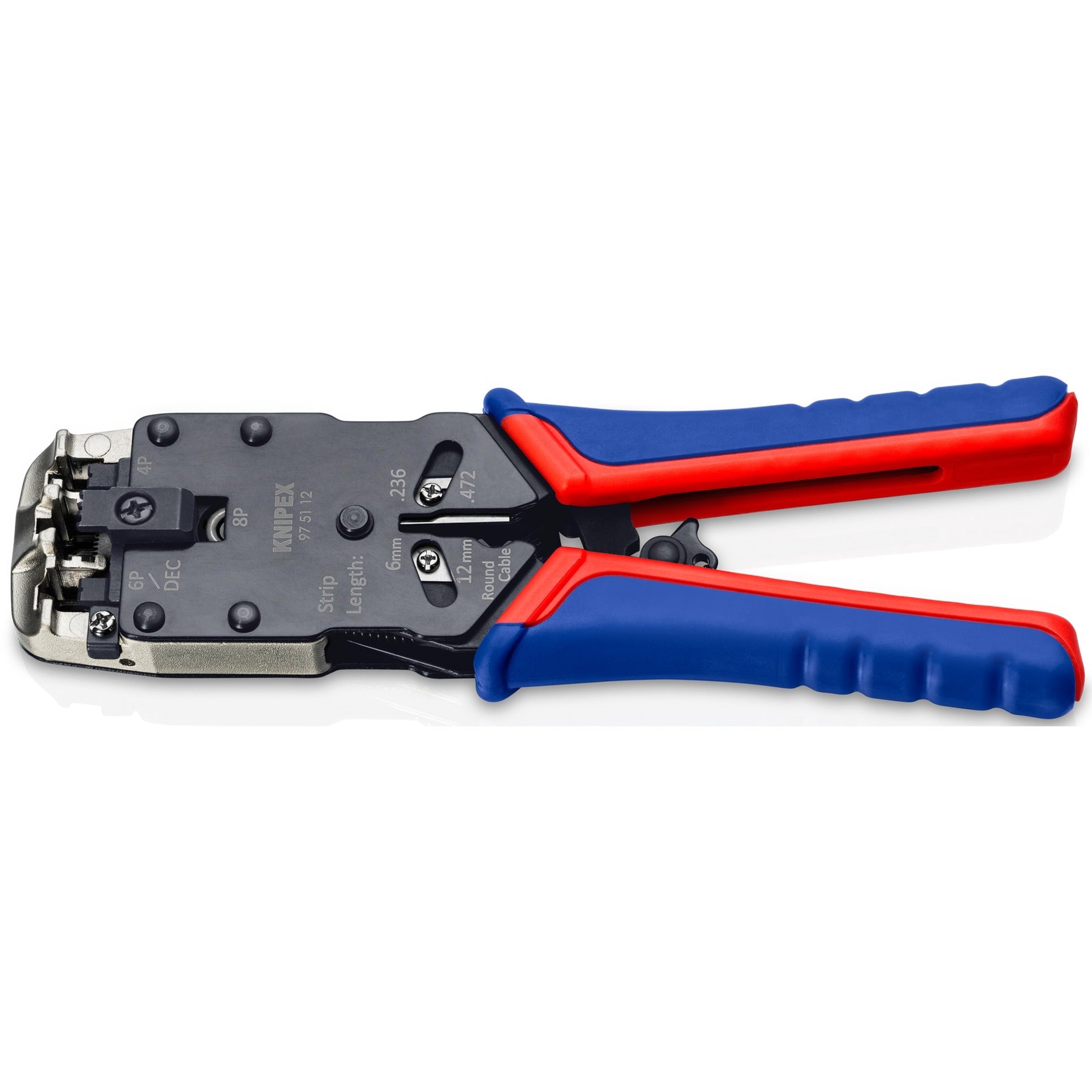 Knipex 975112 krimptang voor westernstekkers - 200mm