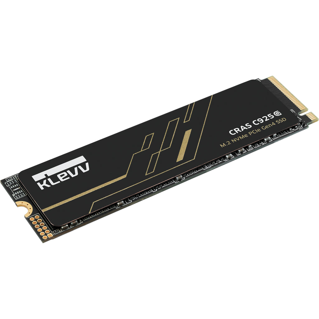 Klevv cras c925g 1 tb ssd (zwart, k01tbm2sp0-25g, pcie gen 4.0 x4, nvme 2.0)
