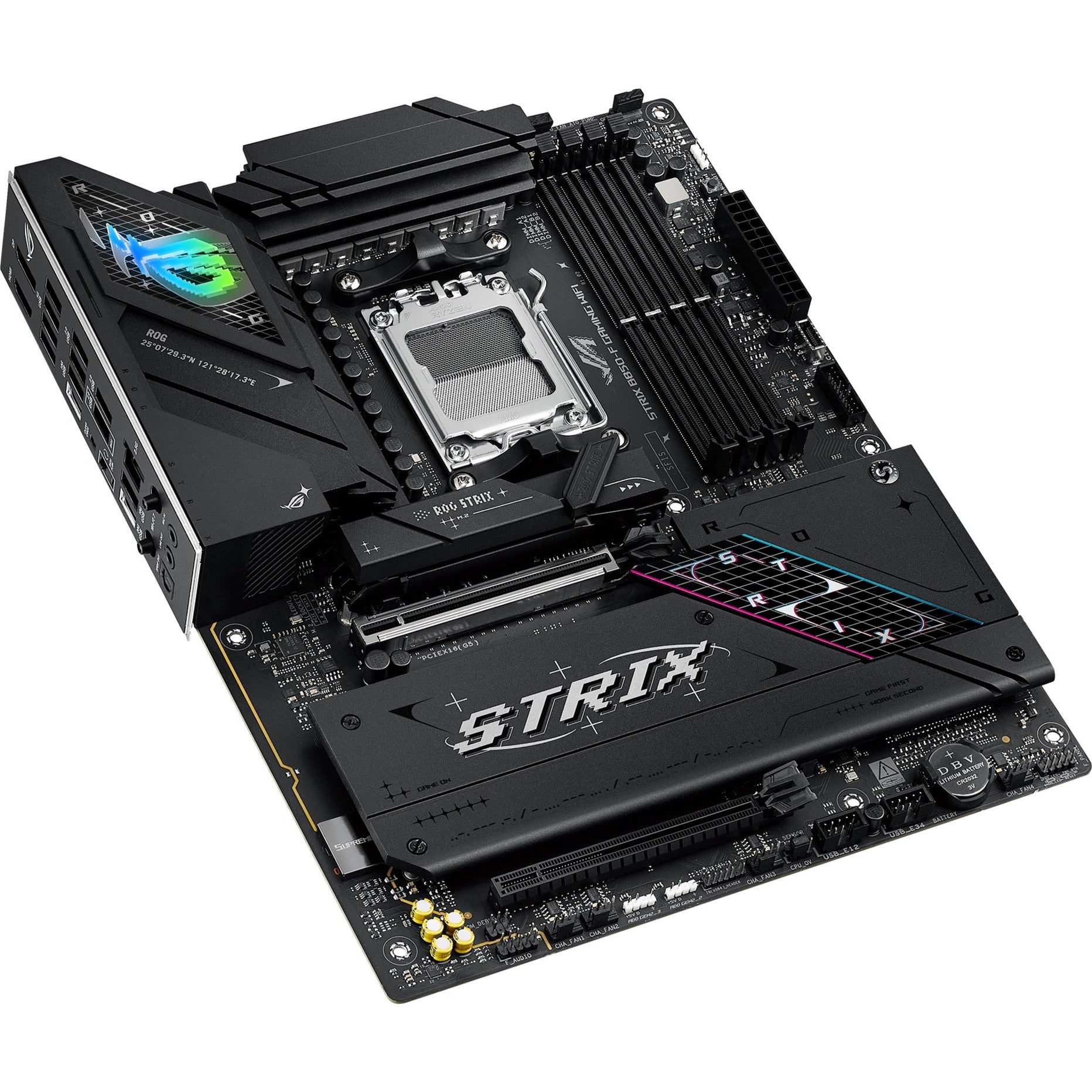 Asus rog strix b850-f gaming wifi socket am5 moederbord (2,5gb-lan, wi-fi 7, bt, sound, atx)