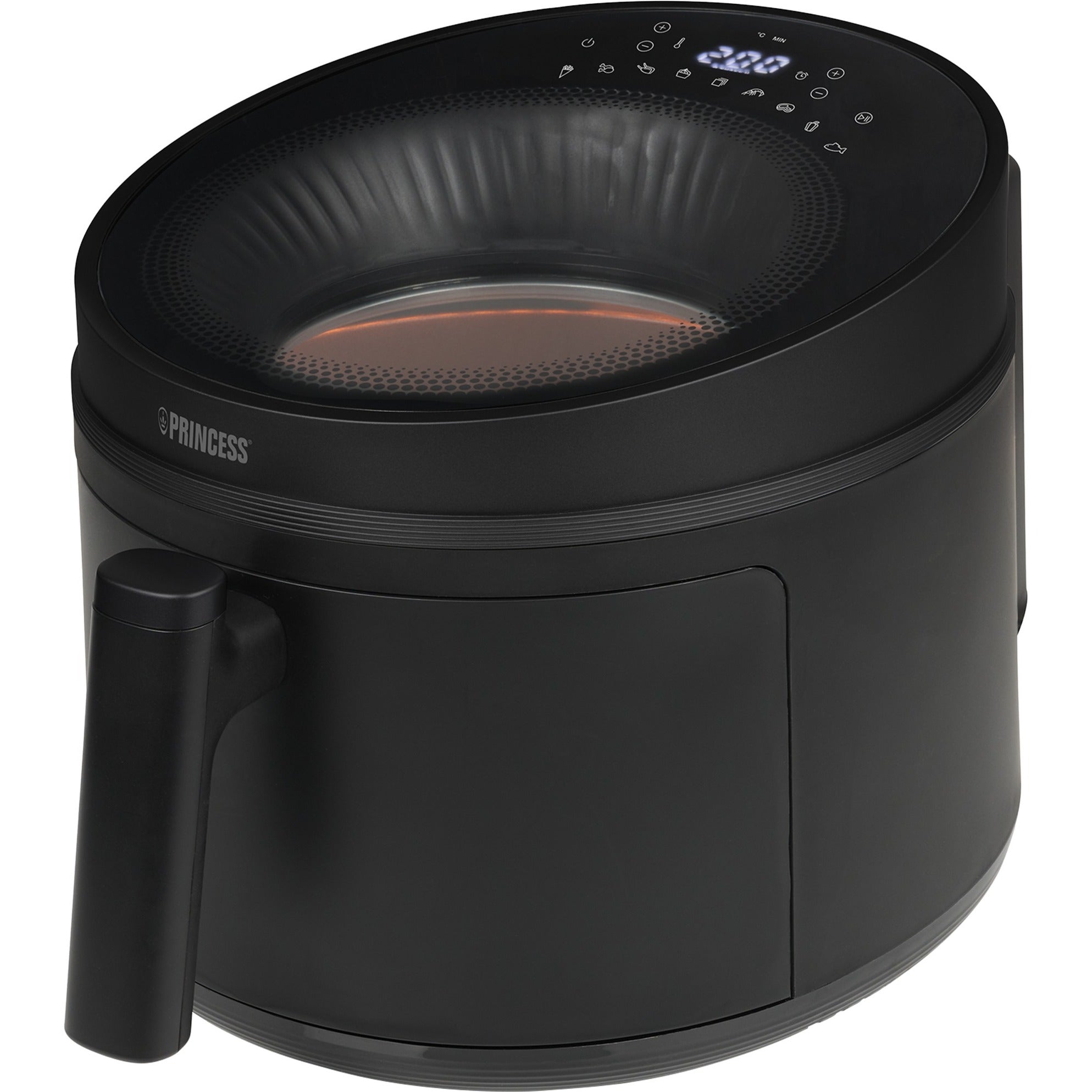 Princess cyclone vision airfryer heteluchtfriteuse (zwart, 5 liter)