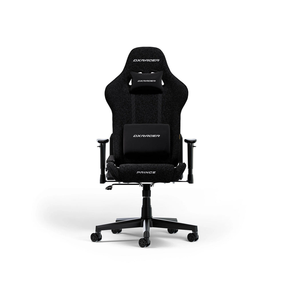 Dxracer prince l black fabric gamestoel (zwart)