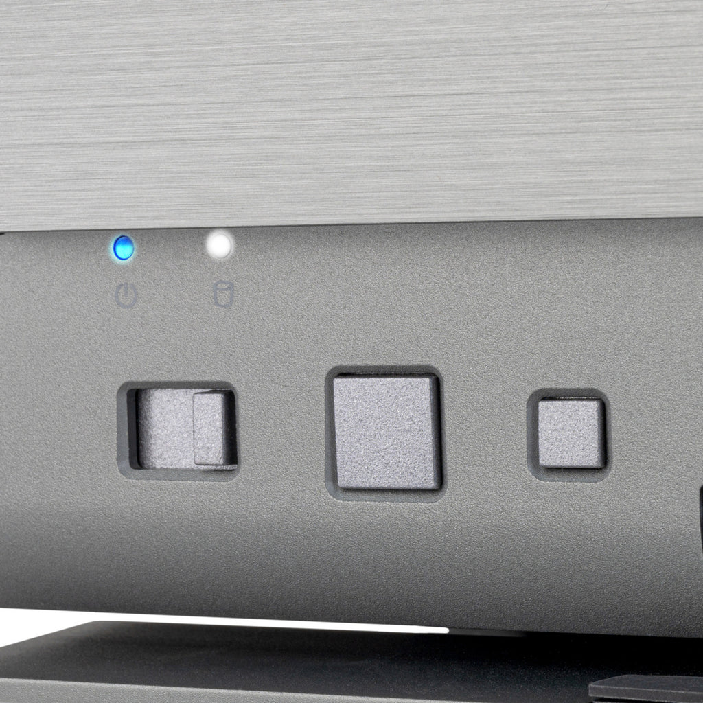 Silverstone crown 04 htpc behuizing (donkergrijs | 4x usb-a | 1x usb-c)