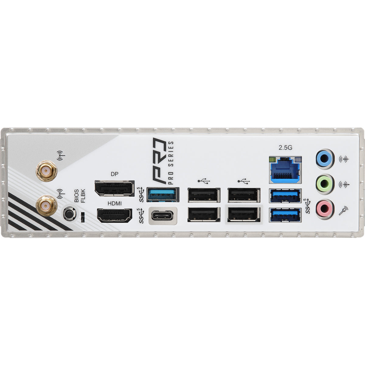 Asrock a620am pro rs wifi socket am5 moederbord (raid, 2.5 gb-lan, wlan, bt, sound, µatx)