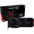 Powercolor radeon rx 9070 xt red devil 16gb oc backplate special edition grafische kaart (zwart, rdna4, gddr6, 3x displayport, 1x hdmi)