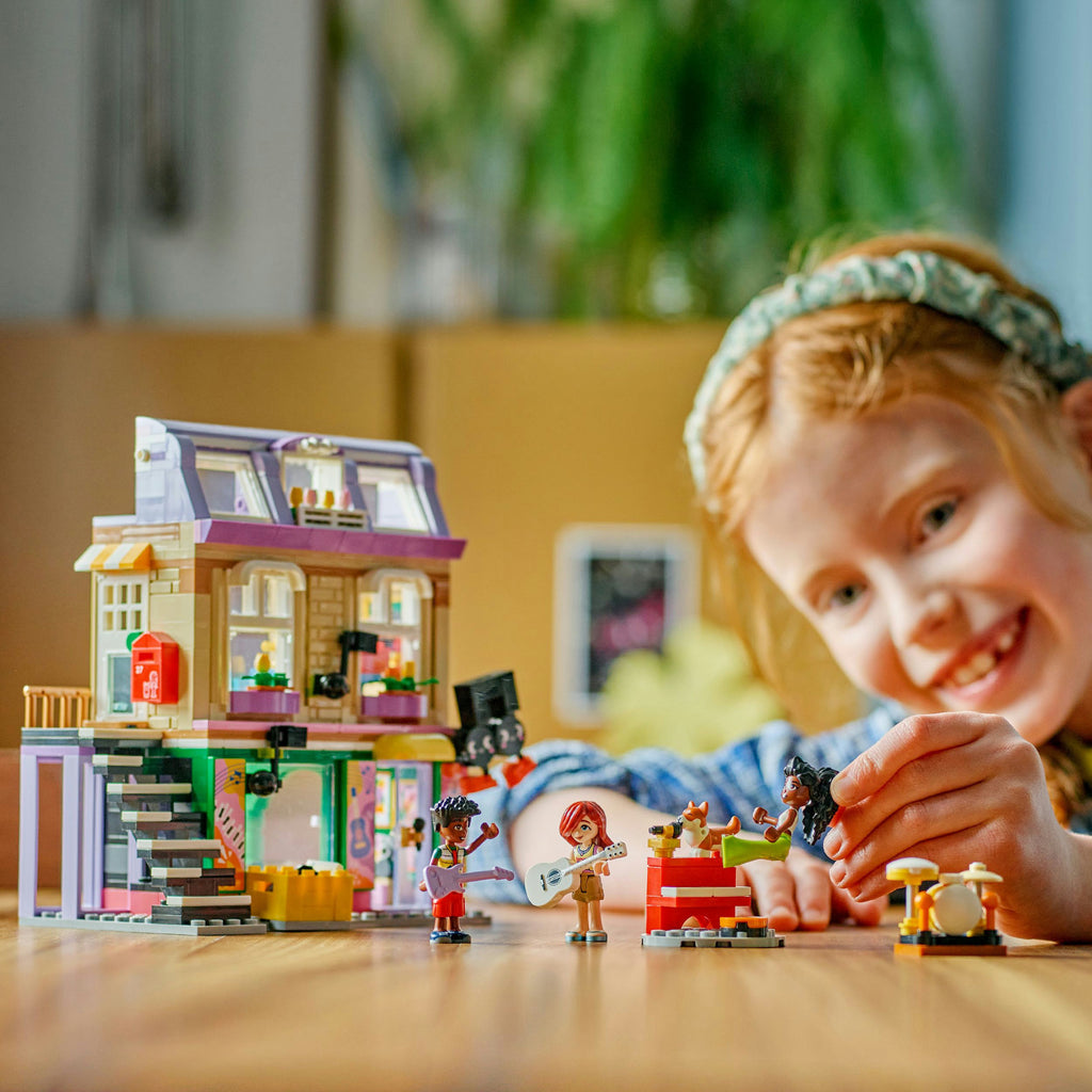 Lego friends muziekwinkel en appartement bouwpakket voor kinderen - 42653