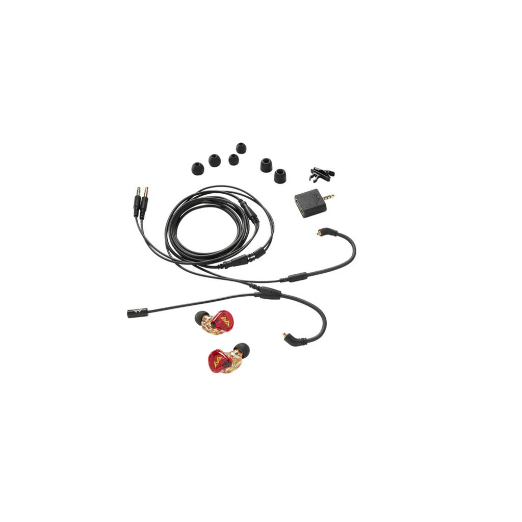Antlion kimura solo in-ear oortjes (zwart rood)