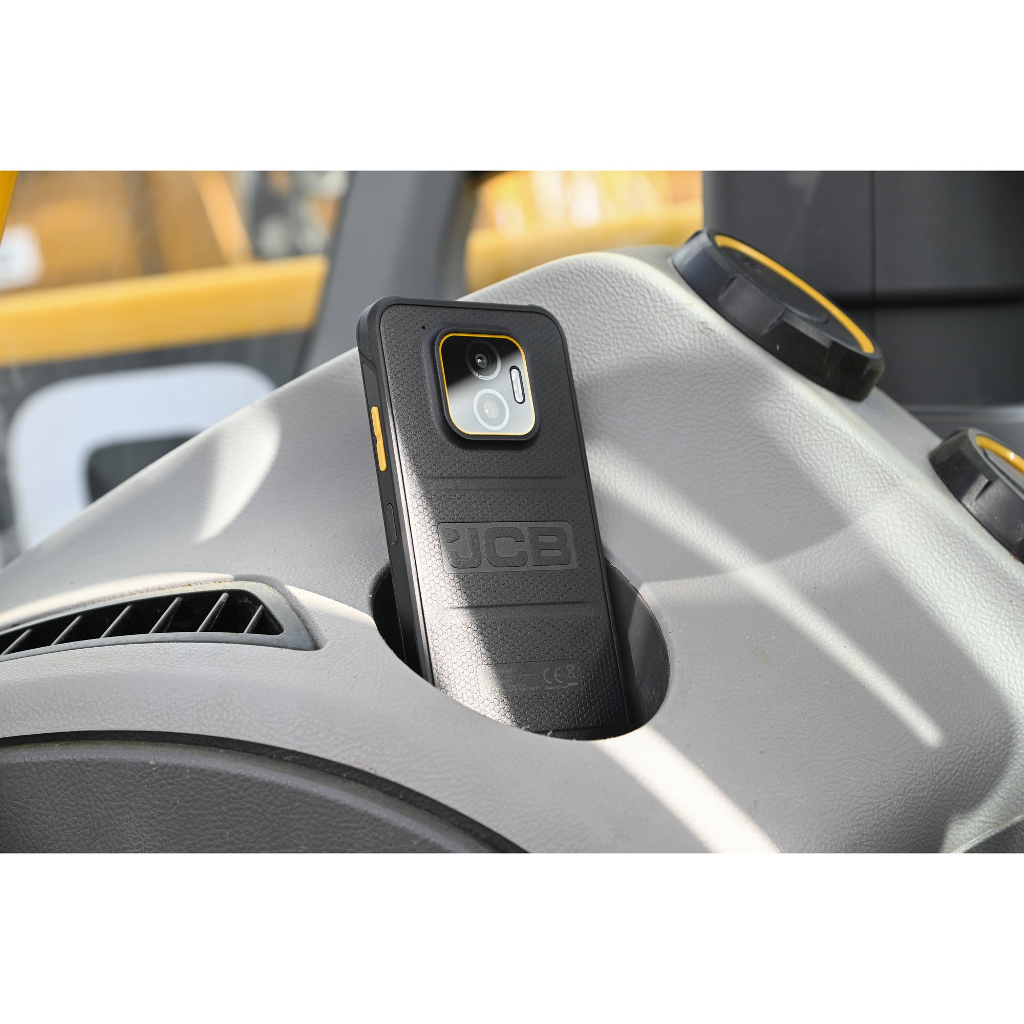 Jcb toughphone e50 smartphone (zwart | 128 gb | android 16 | dual-sim)