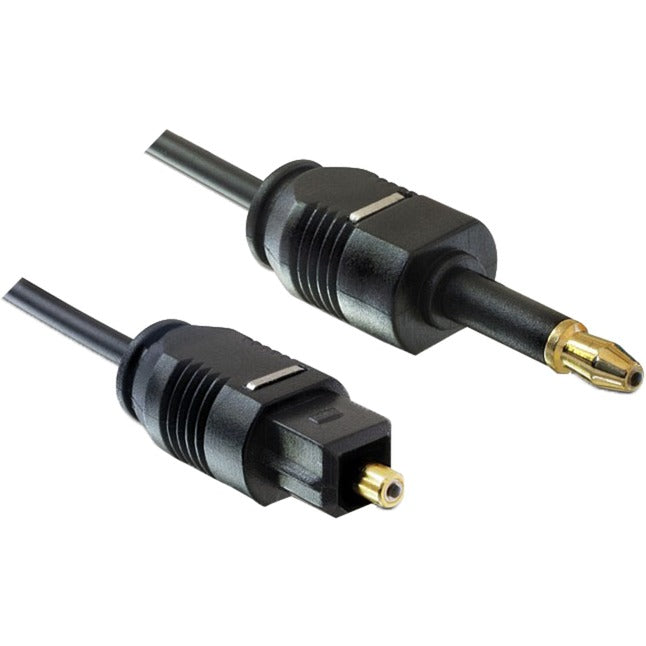 Delock toslink male -> toslink mini 3.5mm, 2m kabel (zwart, 82876)