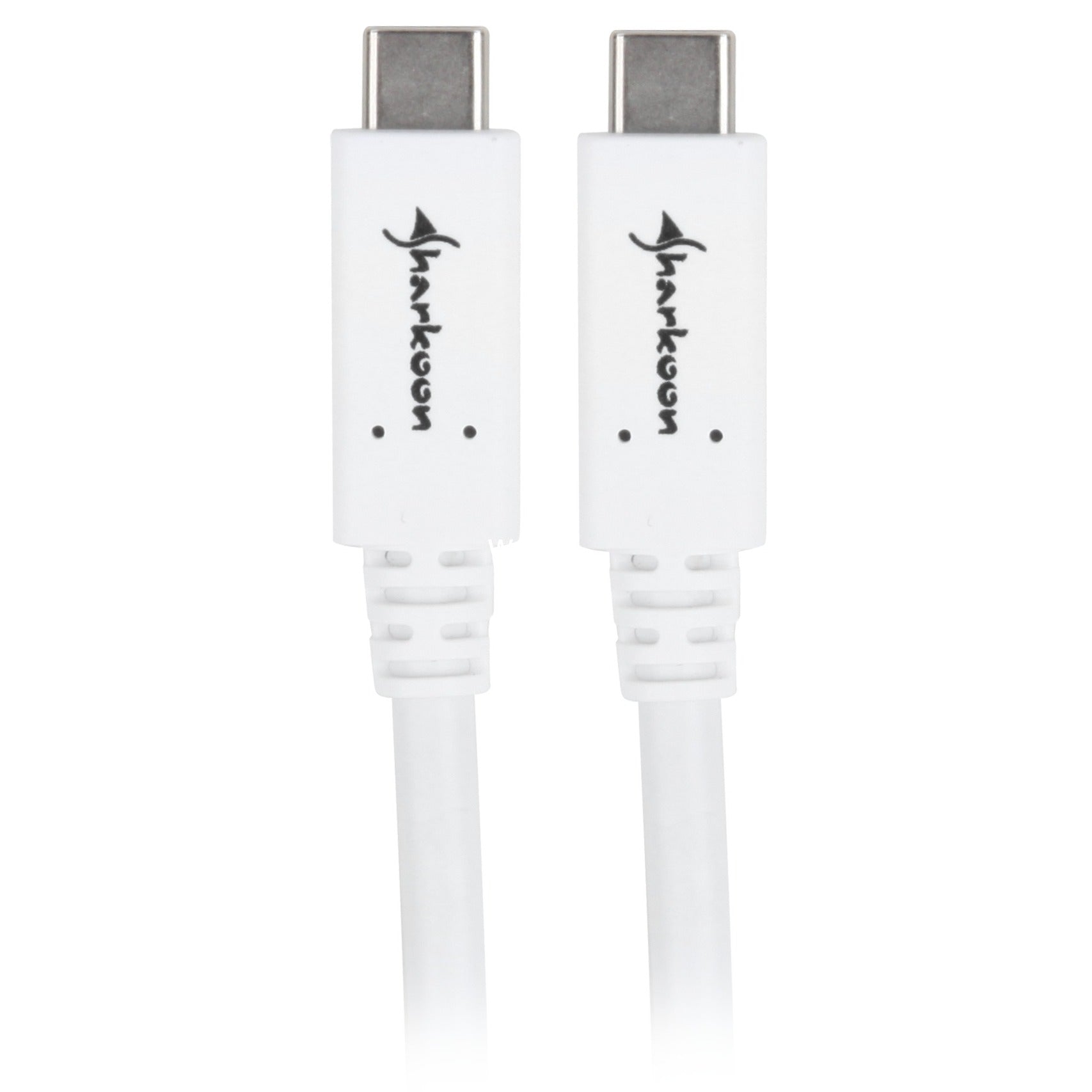 Sharkoon usb-c 3.2 > usb-c kabel (wit, 0,5 meter )