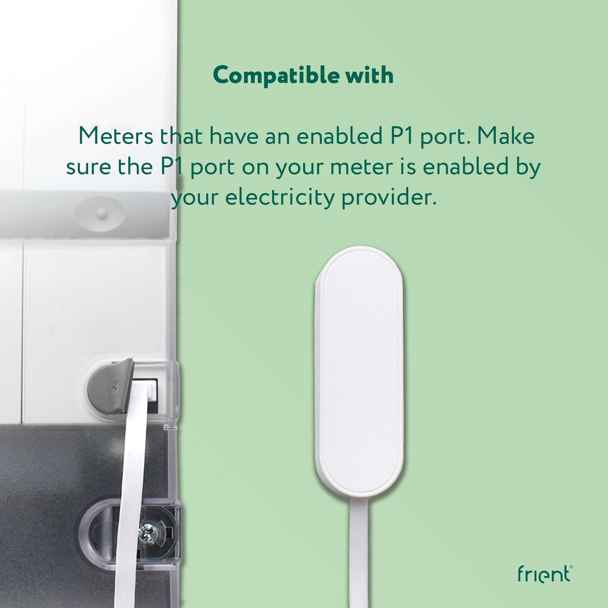 Ty frient electrici meter interface 2, p1 energiebesparing (wit, zigbee 3.0)