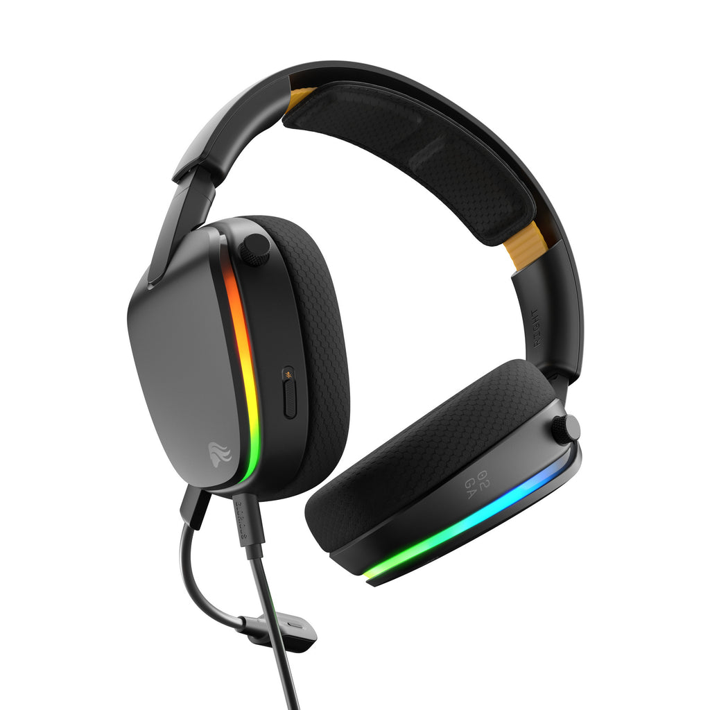 Glorious ghs eternal rgb - stereo rgb gamingheadset over-ear gaming headset (zwart, pc, ps5, ps4, switch, usb-c)