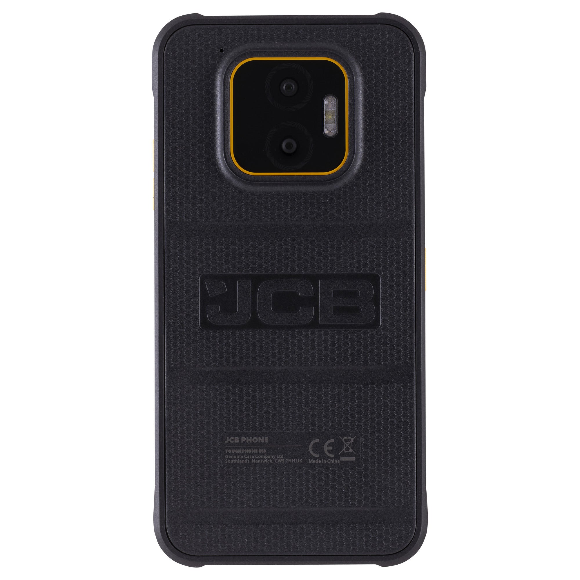 Jcb toughphone e50 smartphone (zwart | 128 gb | android 16 | dual-sim)