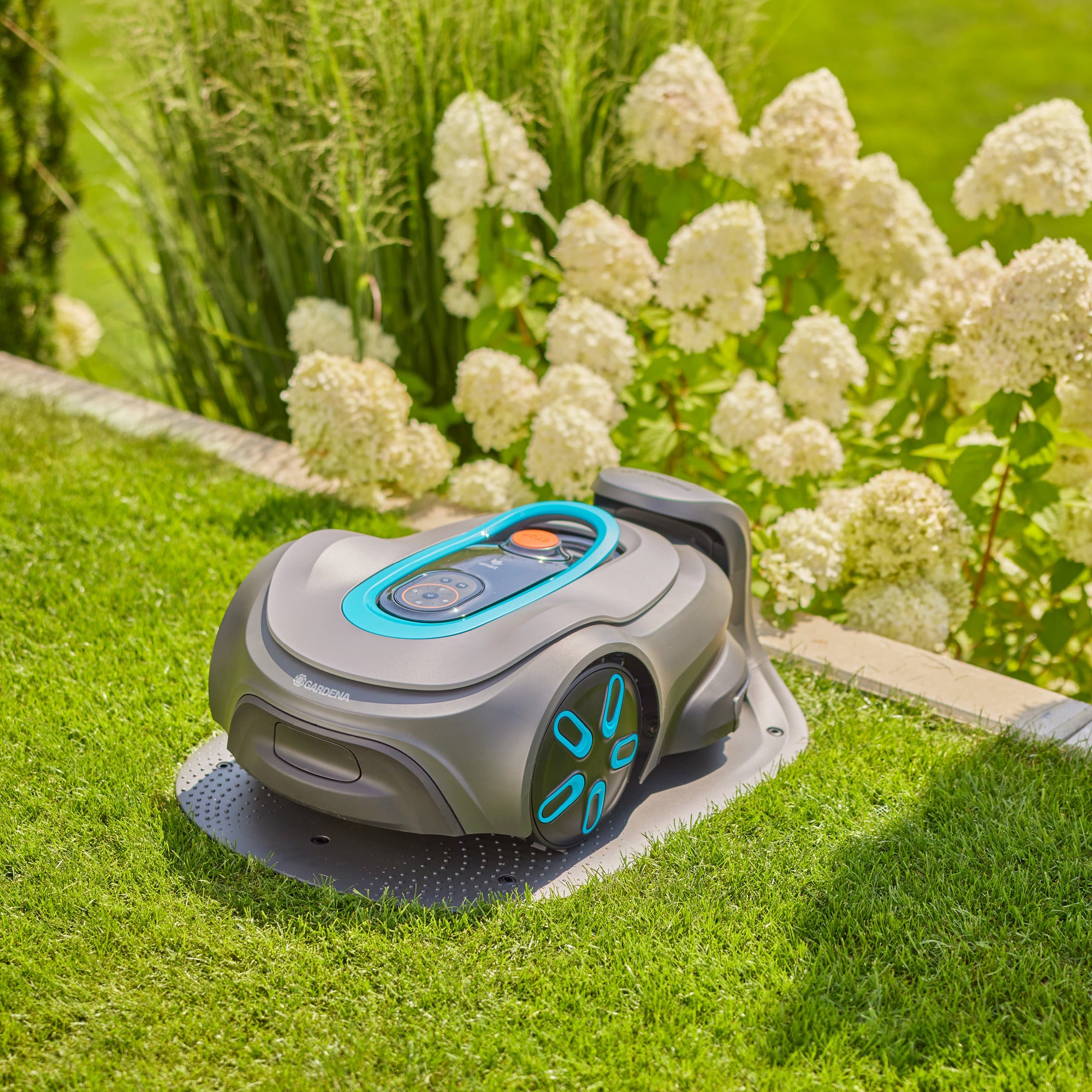 Gardena smart sileno max 1500 m² robotmaaier (grijs turquoise, 19903-26)