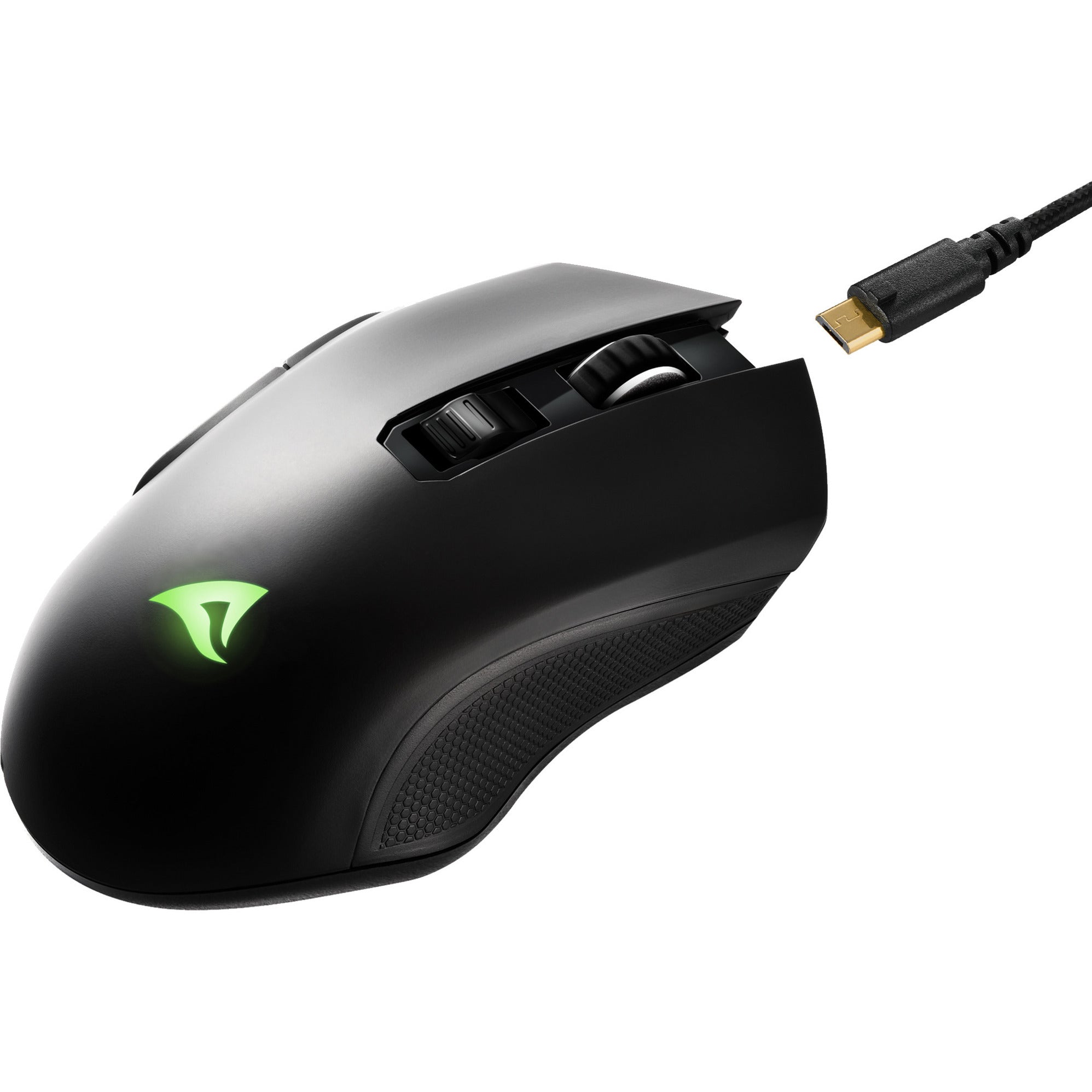 Sharkoon skiller sgm30w gaming muis (zwart, 600 - 6000 dpi, rgb, 2.4 ghz usb)