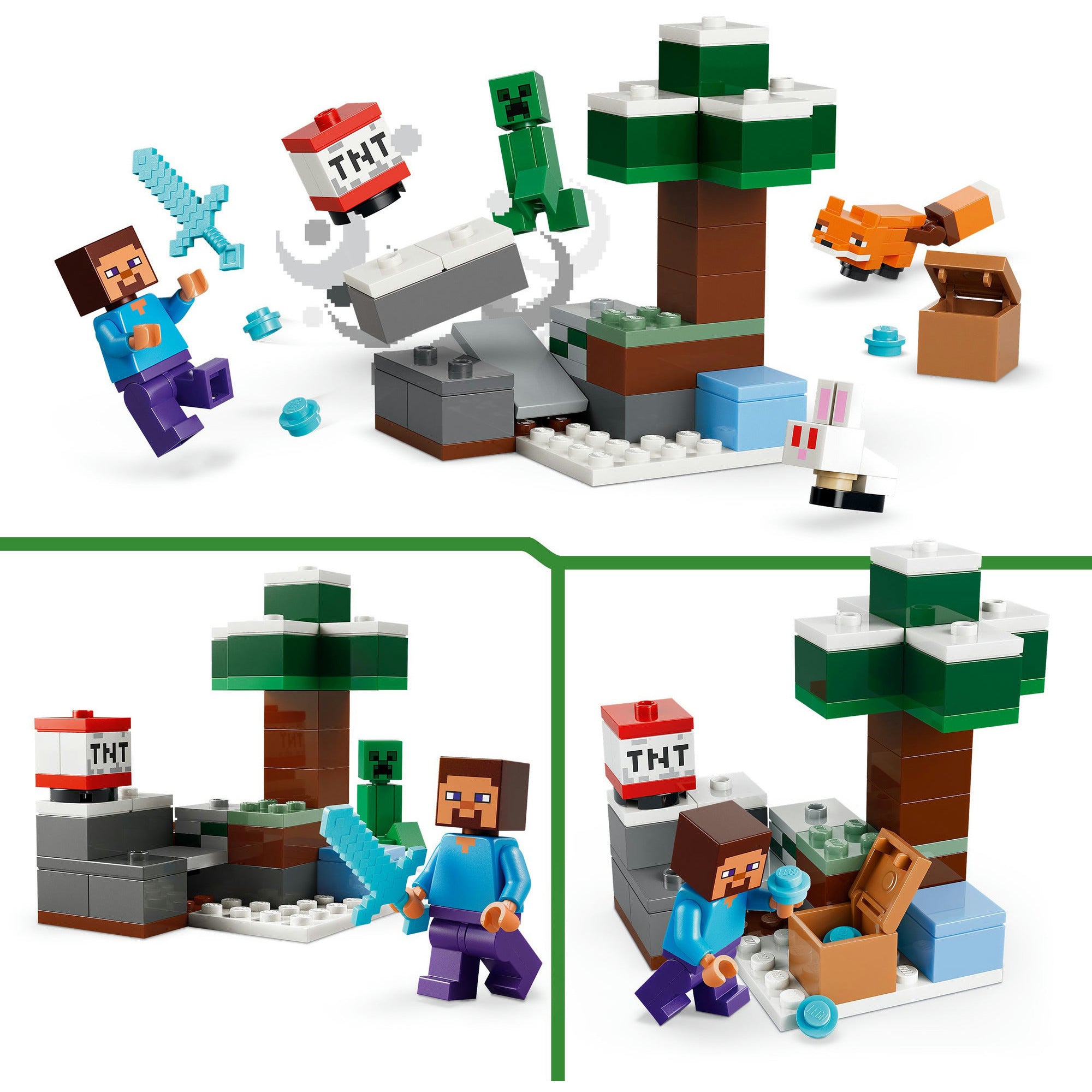 Lego minecraft 21583 steves taiga-avontuur