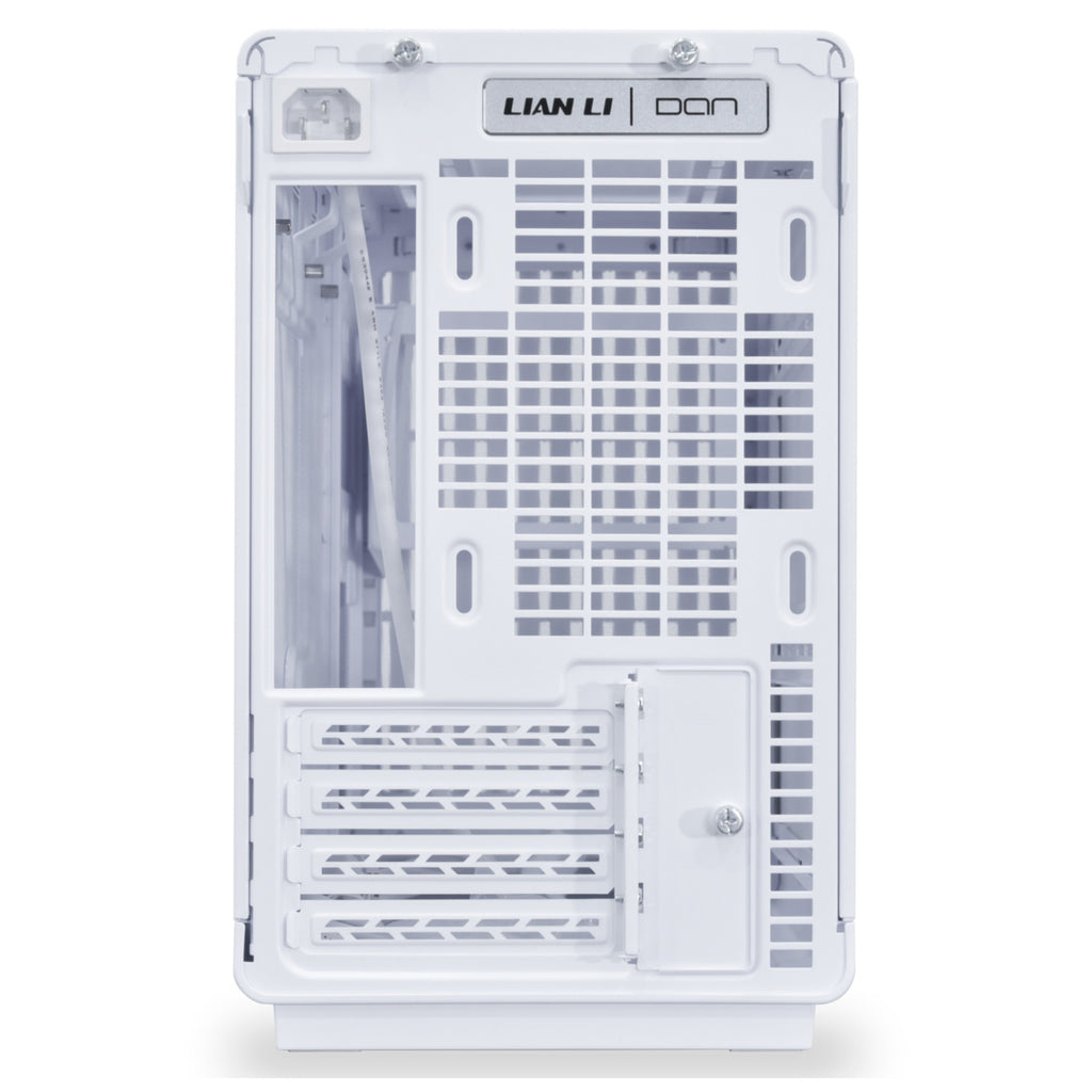 Lian li a3-matx white (wood edition) midi tower behuizing (wit houtkleur | 2x usb-a | 1x usb-c | tempered glass)