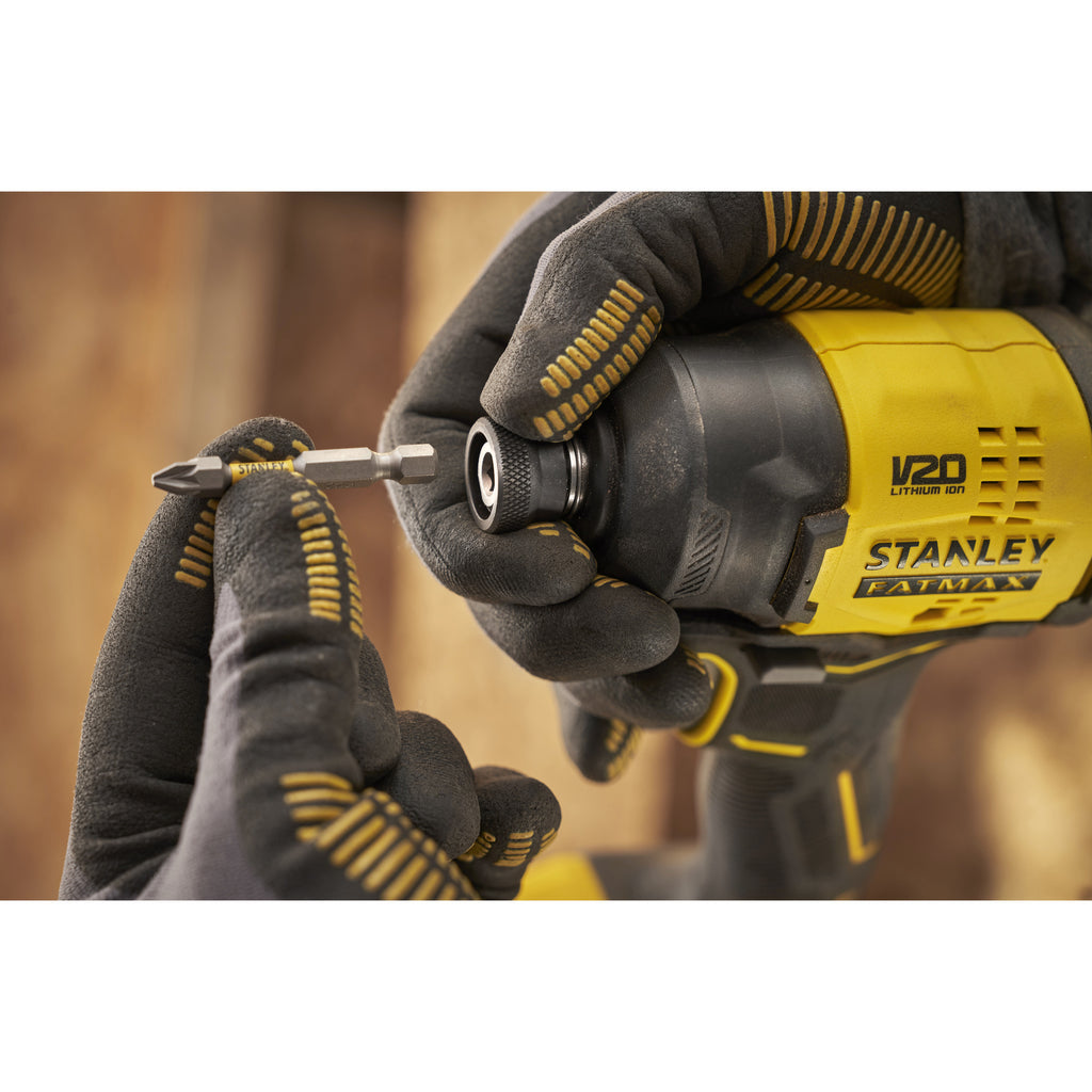 Stanley fatmax v20 18v slagschroevendraaier (zwart geel, accu en oplader inbegrepen, met koffer)