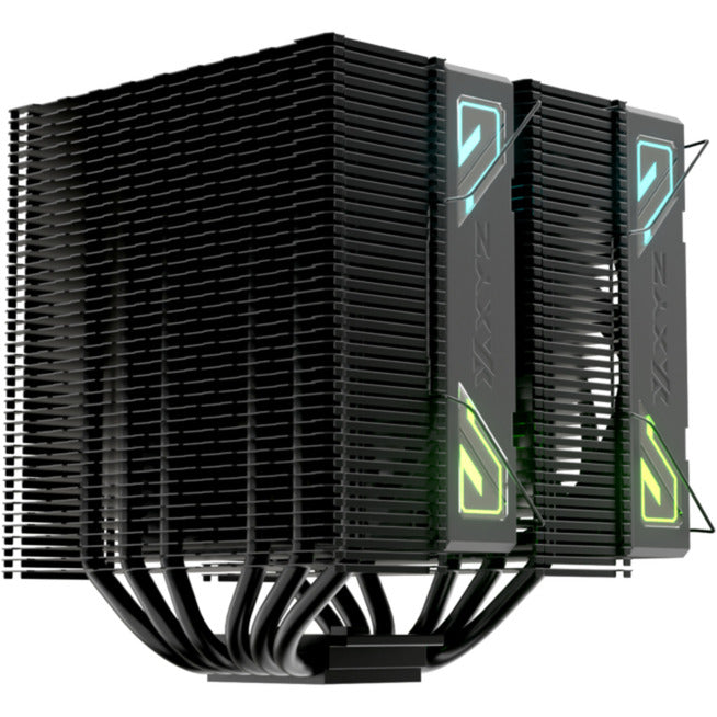 Xyz pc gear thermax 6 duo rgb cpu-koeler (zwart, argb, pwm)