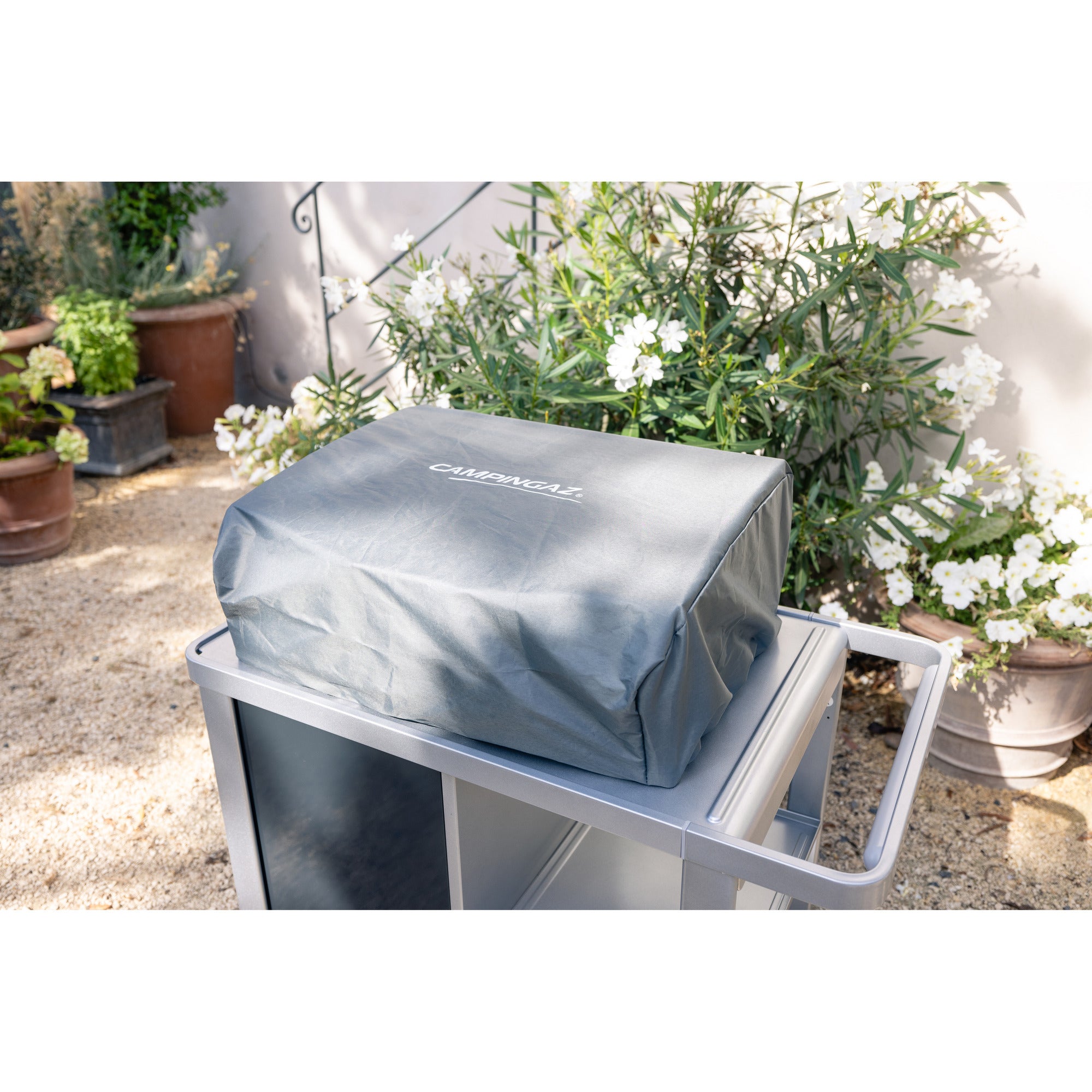 Campingaz cover plancha met deksel beschermkap (grijs)