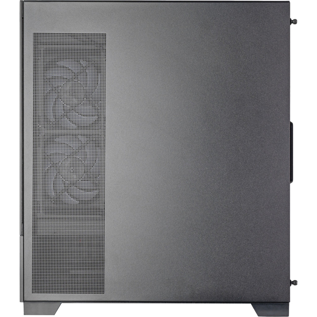 Silverstone lucid 05 mini tower behuizing (zwart | 2x usb-a | 1x usb-c | rgb | tempered glass)