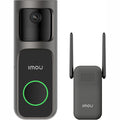 Imou doorbell 2s kit (zwart, 2k, volledig draadloos)