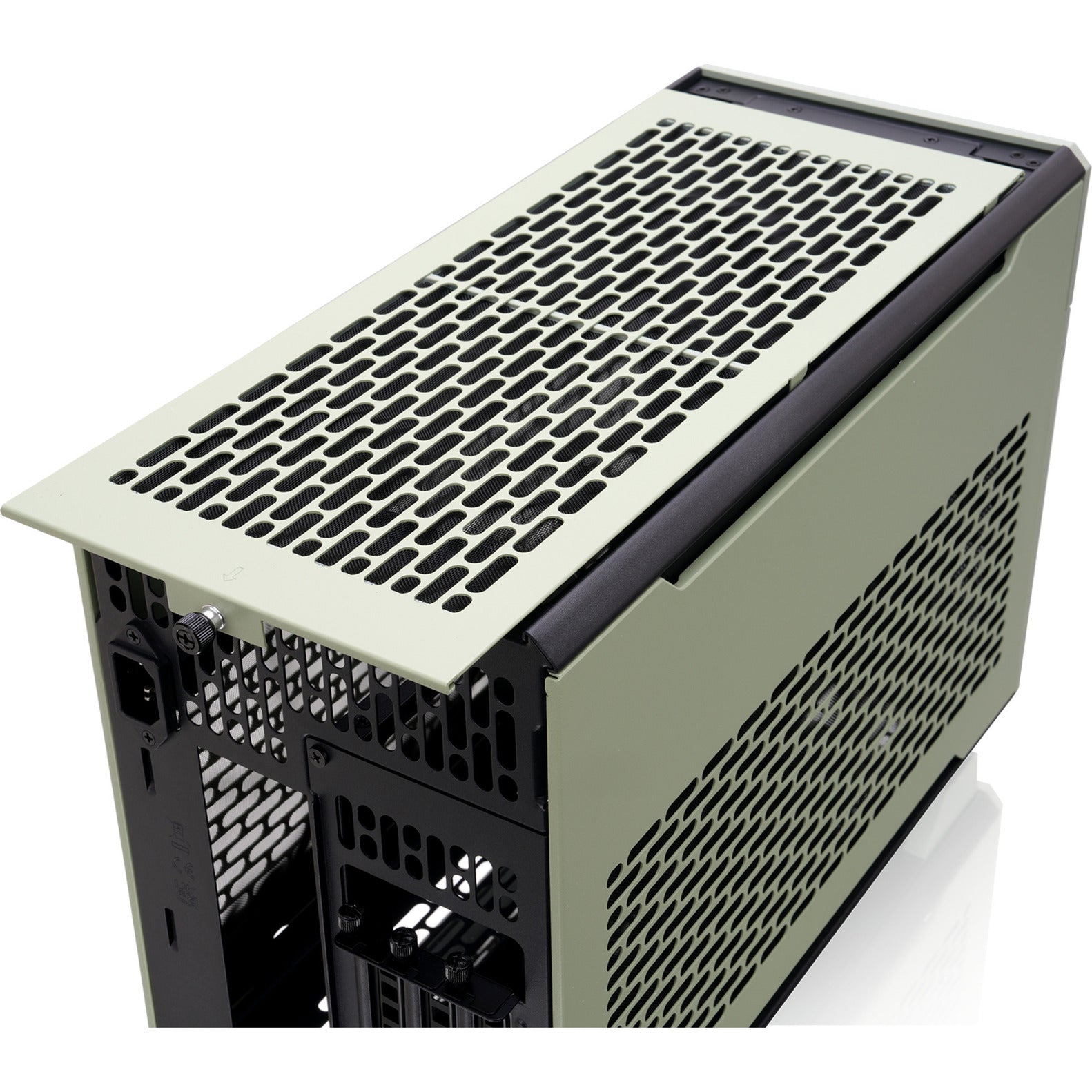 Thermaltake tr100 ws matcha green mini tower behuizing (lichtgroen | 2x usb-a | 1x usb-c)
