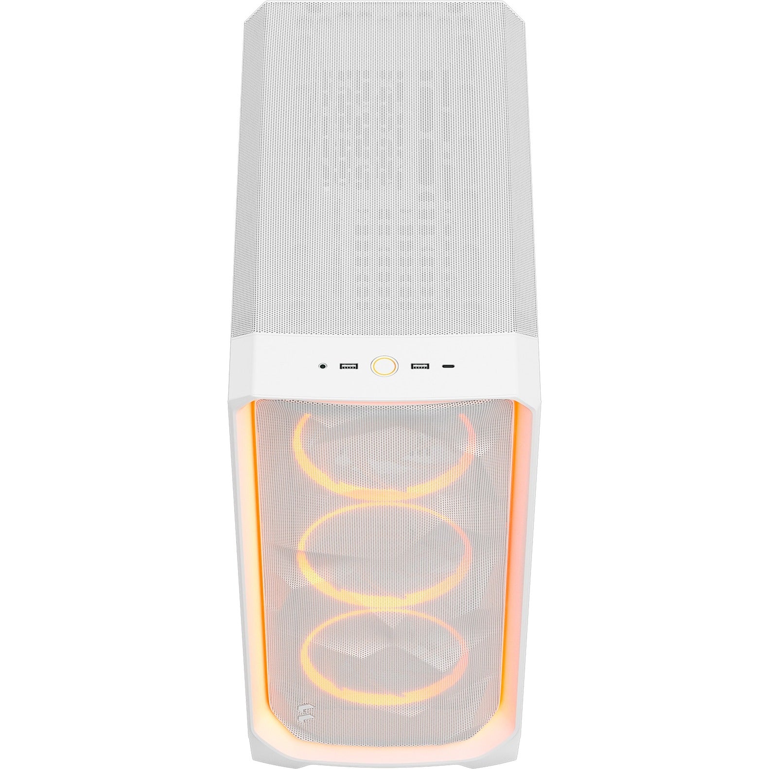 Fractal design meshify 3 ambience pro rgb midi tower behuizing (wit | 2x usb-a | 1x usb-c | rgb | tempered glass)