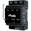 Shelly qubino wave pro 3 schakelaar (zwart, z-wave s800)
