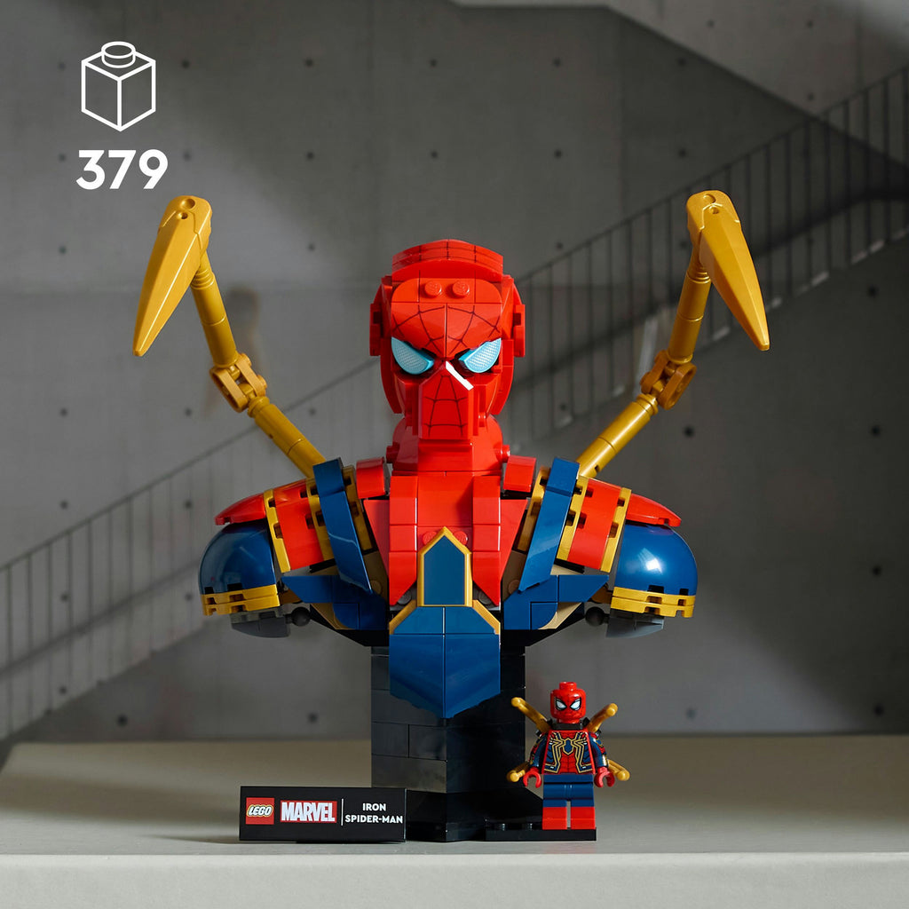 Lego Superhelden 76326 Iron Spider-Man Büste
