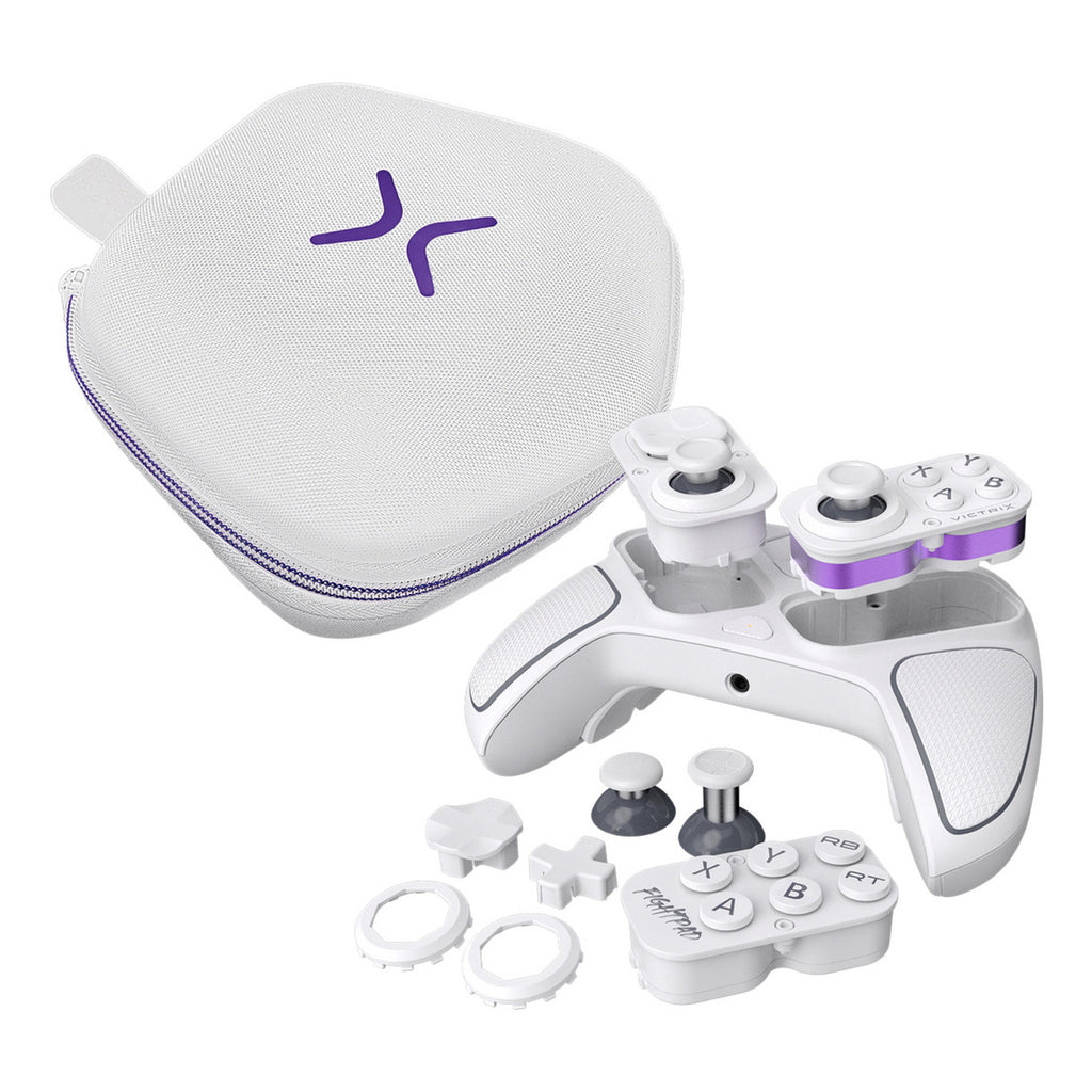 Turtle beach victrix pro bfg reloaded draadloze modulaire controller (wit, xbox one, xbox series x|s, pc)