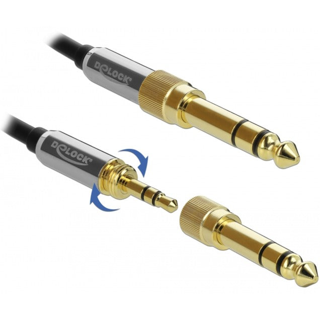DeLOCK Stereo-Klinkenstecker 3,5 mm 3-polig > Buchse