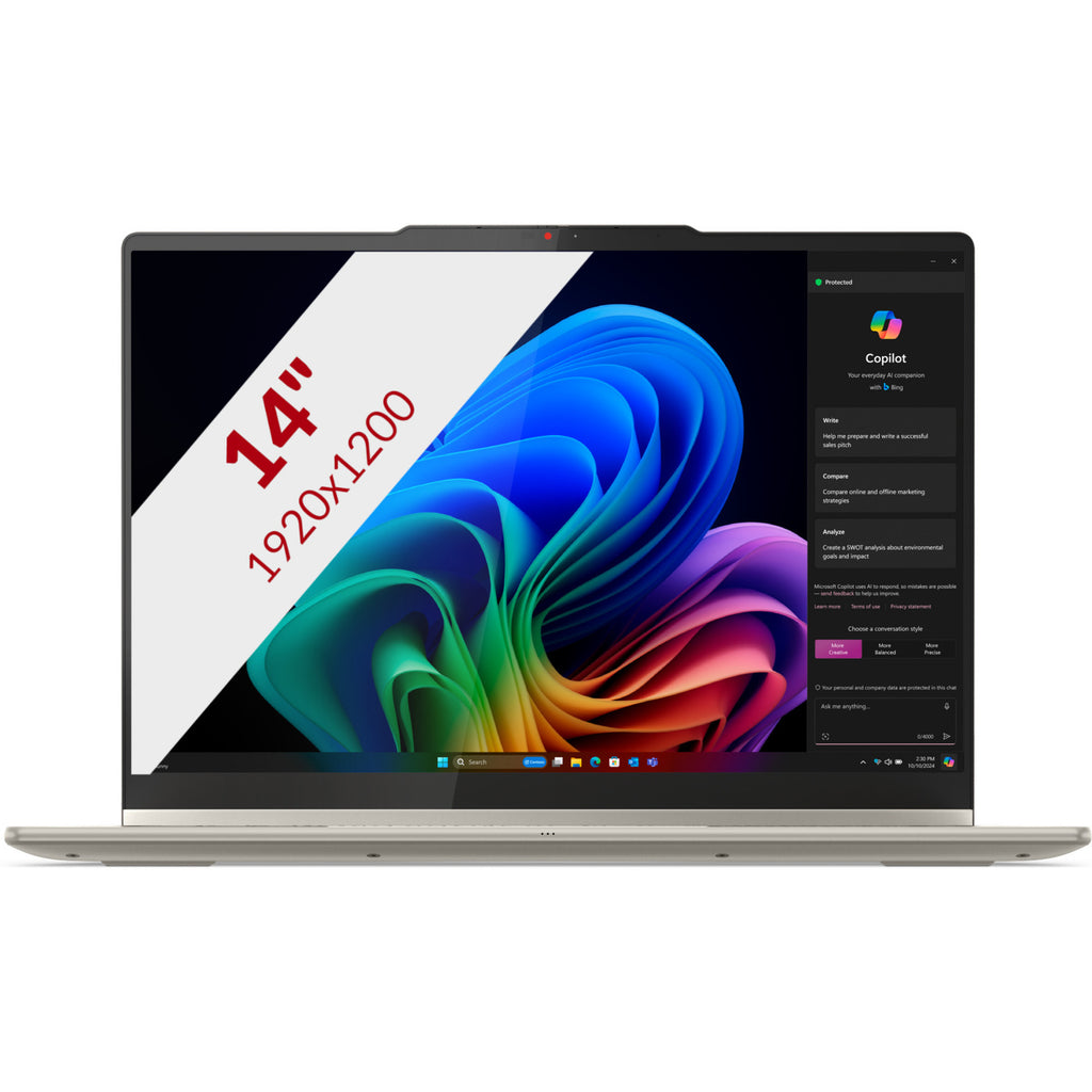 Lenovo yoga 7 2-in-1 14akp10 (83jr00atmh) 14 copilot+ laptop (aluminium | ryzen ai 7 350 | radeon 860m graphics | 16 gb | 512 gb ssd | touch)