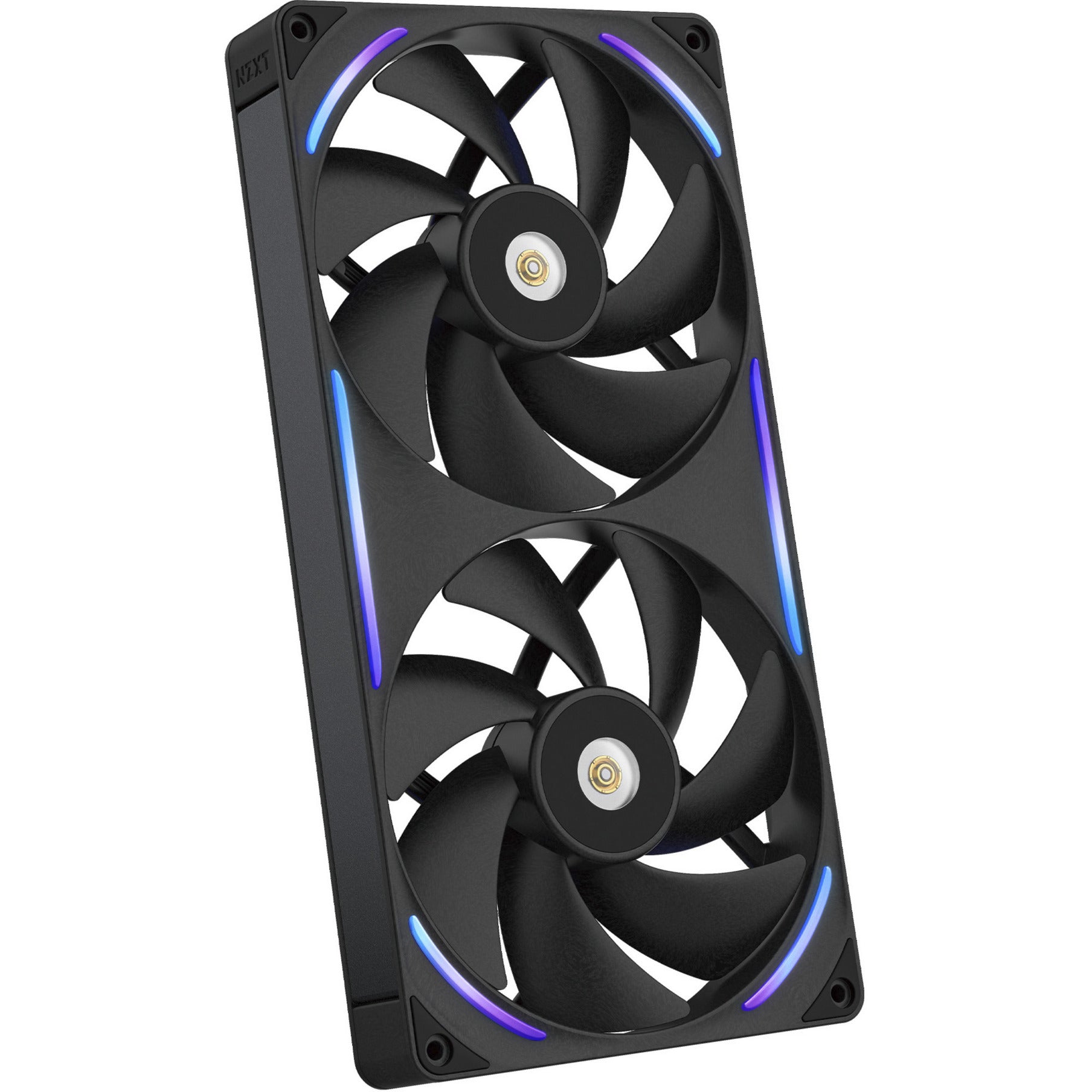 Nzxt performance fan f280x rgb case fans (zwart, 2 stuks, 280 x 140 x 30 mm, pwm)