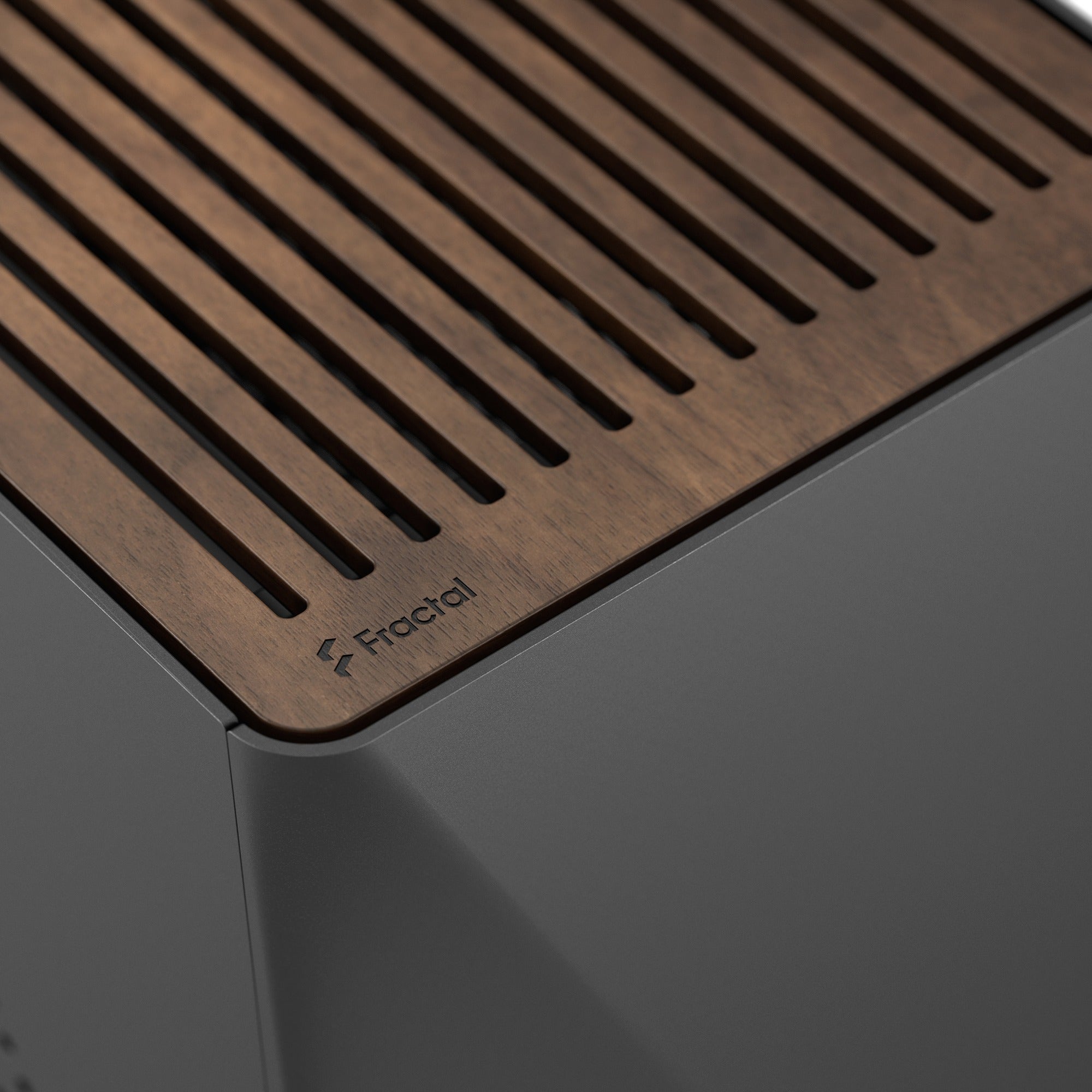 Fractal design era 2 charcoal mini tower behuizing (donkergrijs | 2x usb-a | 1x usb-c)