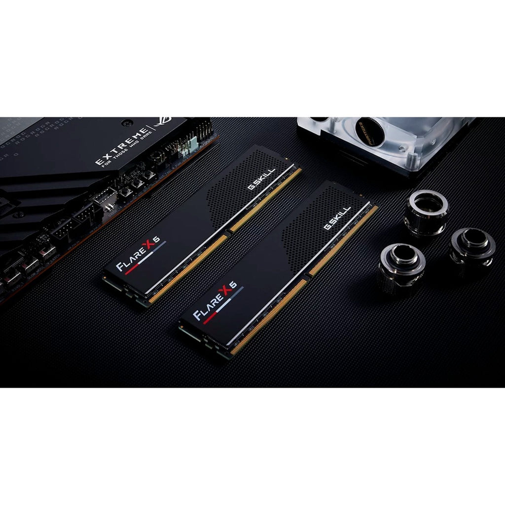 G.skill flare x5 32 gb ddr5-6000 (2x 16 gb) werkgeheugen (zwart, f5-6000j3038f16gx2-fx5, expo)