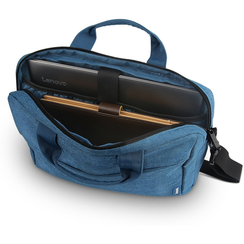 Lenovo 16-inch handige casual toploader t210 laptoptas (blauw)